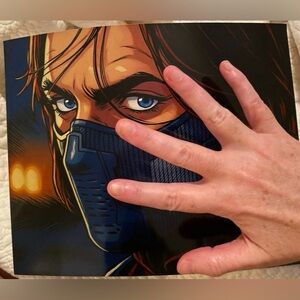 WINTER SOLDIER BUCKY BARNES ART PRINT